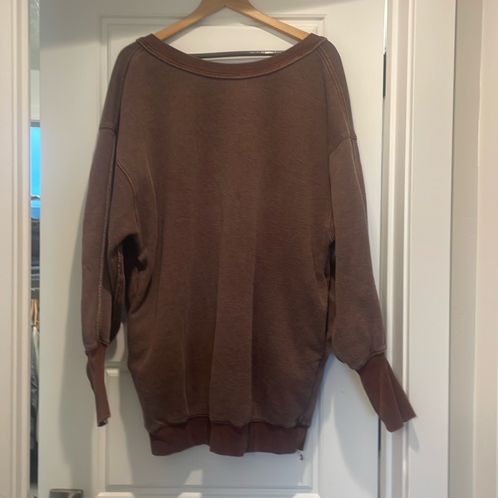 Free People Oversized Sweatshirt